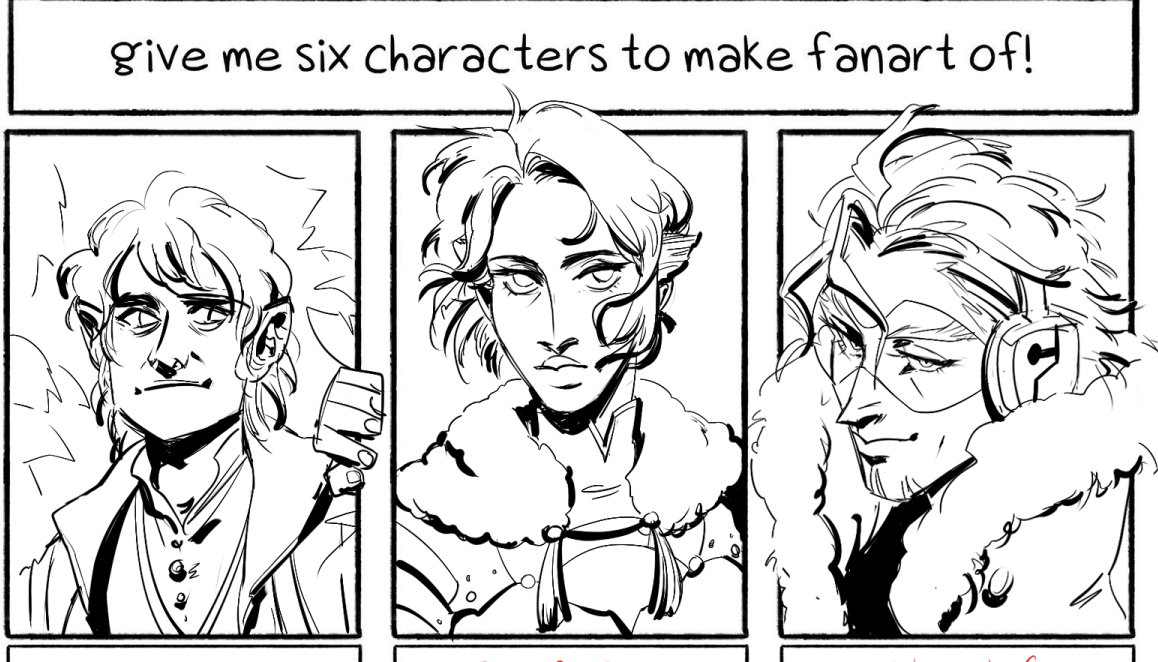 work in progress ✨ #SixFanarts 