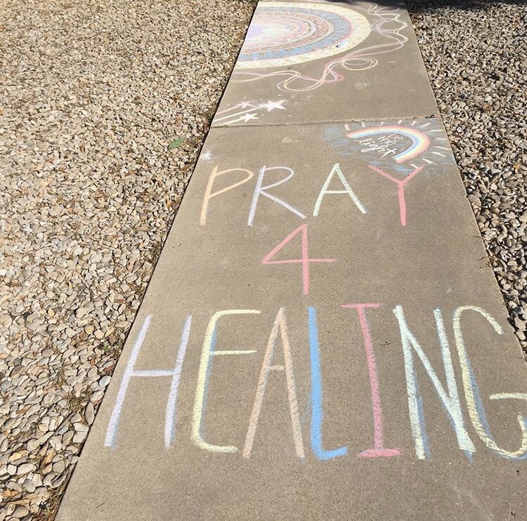 The fun had already started!! join us by drawing an inspirational messages, verses, or uplifting pictures on your driveway this weekend. Then, as you go for a walk or take a drive, soak in the love and add some joy into these crazy days! tag <a href="/fcabobcats/">SA Central FCA</a> in your pictures!