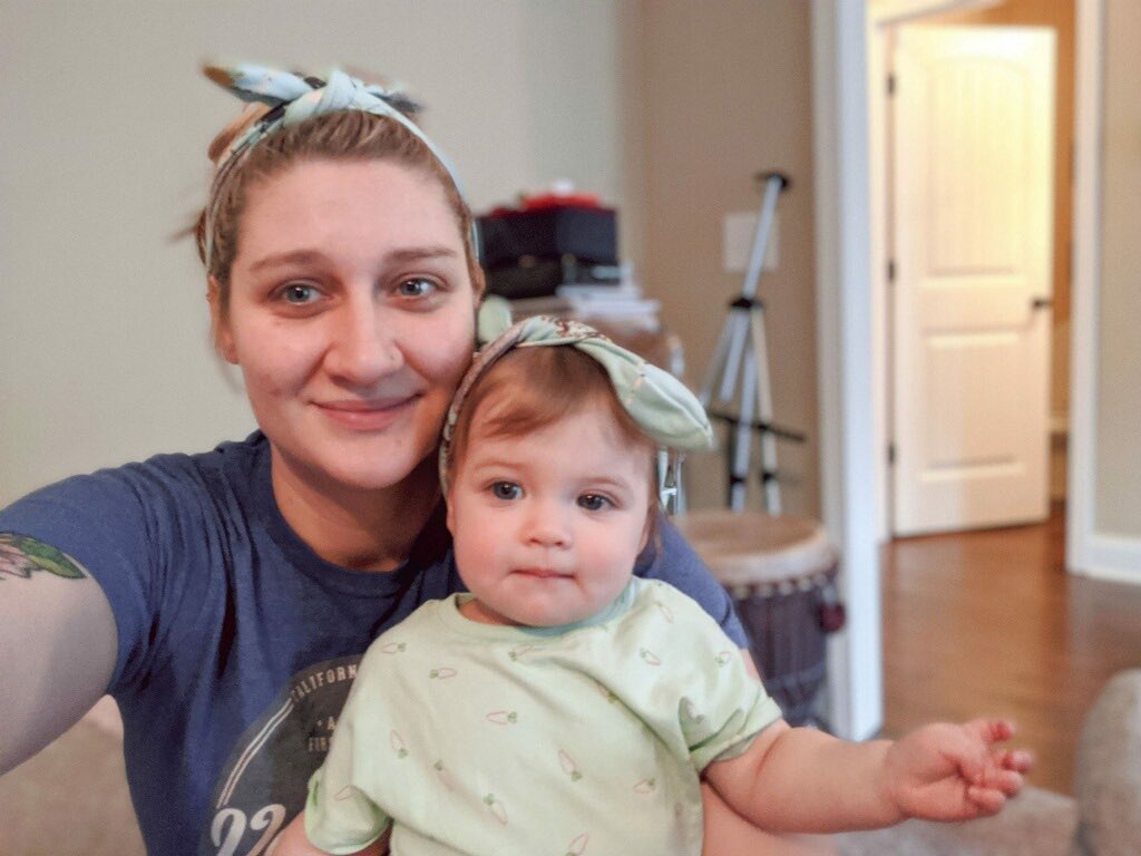 brightpathsATH's tweet photo. Sydney and Evie wear blue for child abuse prevention month! #wearblueday2020 https://t.co/jAo036NUMa