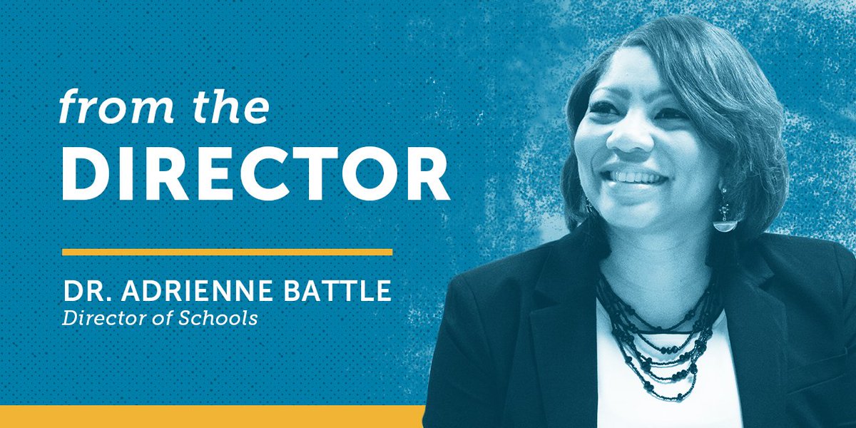 MetroSchools's tweet photo. A message for MNPS staff and families from Director of Schools Dr. Adrienne Battle: "This is a marathon, not a sprint."  https://t.co/BsFIhzJJun https://t.co/f26Wb7yY16