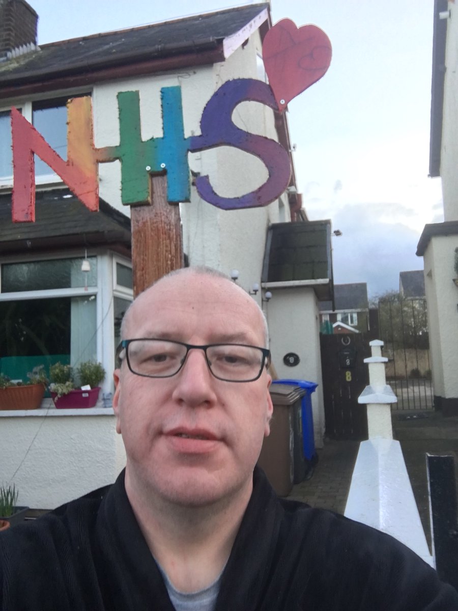 NHS @bbcnewsline@belfastlive@belwfastnightingale@ it live well done to all the key workers working on the front line nurses drs porters ambulance 🚑 everybody’s working in the care and community best wishes and well done too all