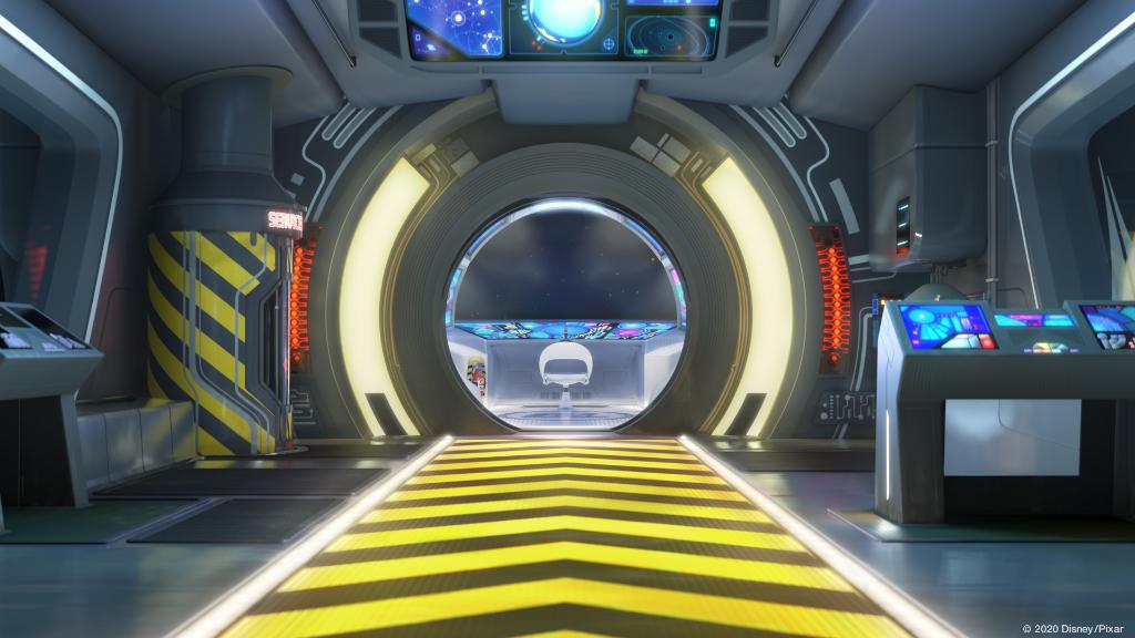Disney's tweet photo. From the Scare Floor to Gusteau’s Kitchen, use these @Pixar backgrounds to destine your next video call for fun! https://t.co/UxkQdLhwxU
