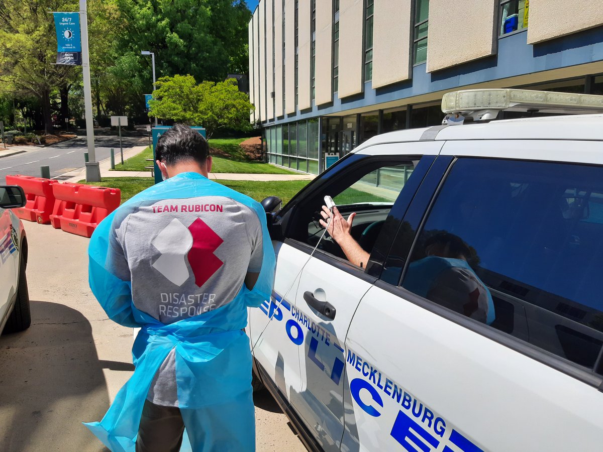 Today, we launched our first #COVID19 Mobile Testing site in Charlotte, NC in collaboration with <a href="/AtriumHealth/">Atrium Health</a>, making this our first medical operation in the continental U.S. After reaching 500 response operations this week, we’re not planning on slowing down.
#TodaysHeroes
