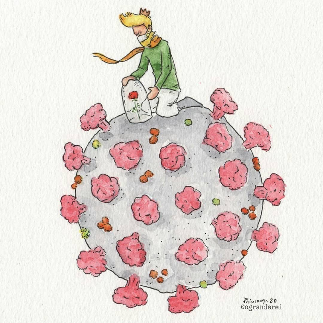 Es una cuestión de disciplina. Cuando por la mañana uno termina de arreglarse, hay que hacer cuidadosamente la limpieza del planeta. Hay que dedicarse a arrancar los baobabs, cuando se les distingue de los rosales, es un trabajo muy fastidioso pero muy fácil.