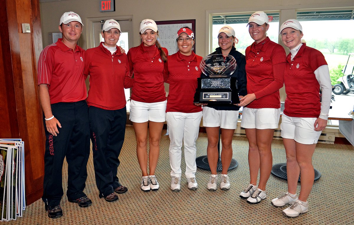 Let's flashback to 2012 when we won the Big 12 Championship!Oklahoma jumped 24 strokes from the first to second round before winning the title by seven shots. Four Sooners finished inside the top 20, including a pair inside the top five!