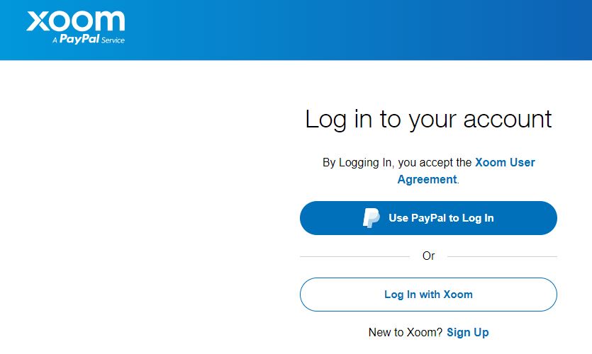 Start by going to  http://Xoom.com  , which is owned by Paypal. Use your Paypal log in, same as normal. The next step may slightly vary if you've used this service before; I had to click "Send to someone new" next but you'll probably skip that.