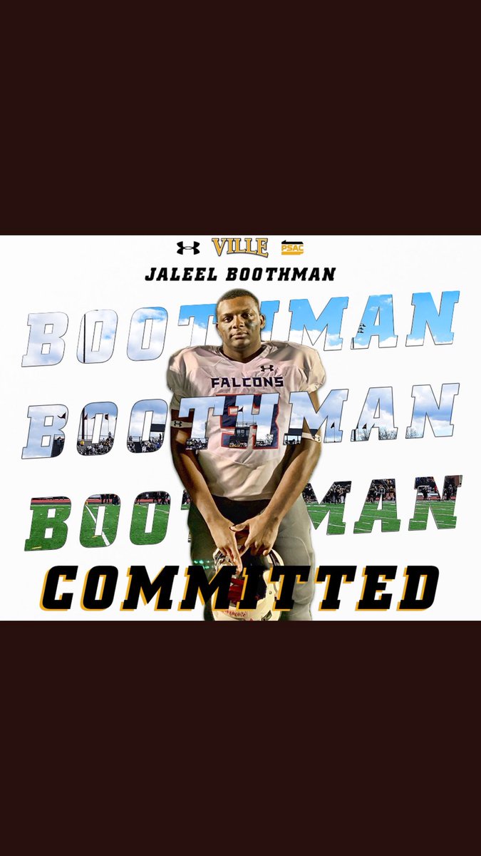 BoothmanJaleel's tweet photo. Truly blessed to announce my commitment, but still got unfinished business😤 @CoachJSutrick @Coachjcmorgan @markduda73 @_CoachFlo @CoachDuffy_burg @MerrickCraig @VILLEfb https://t.co/kTm3sy2lEu