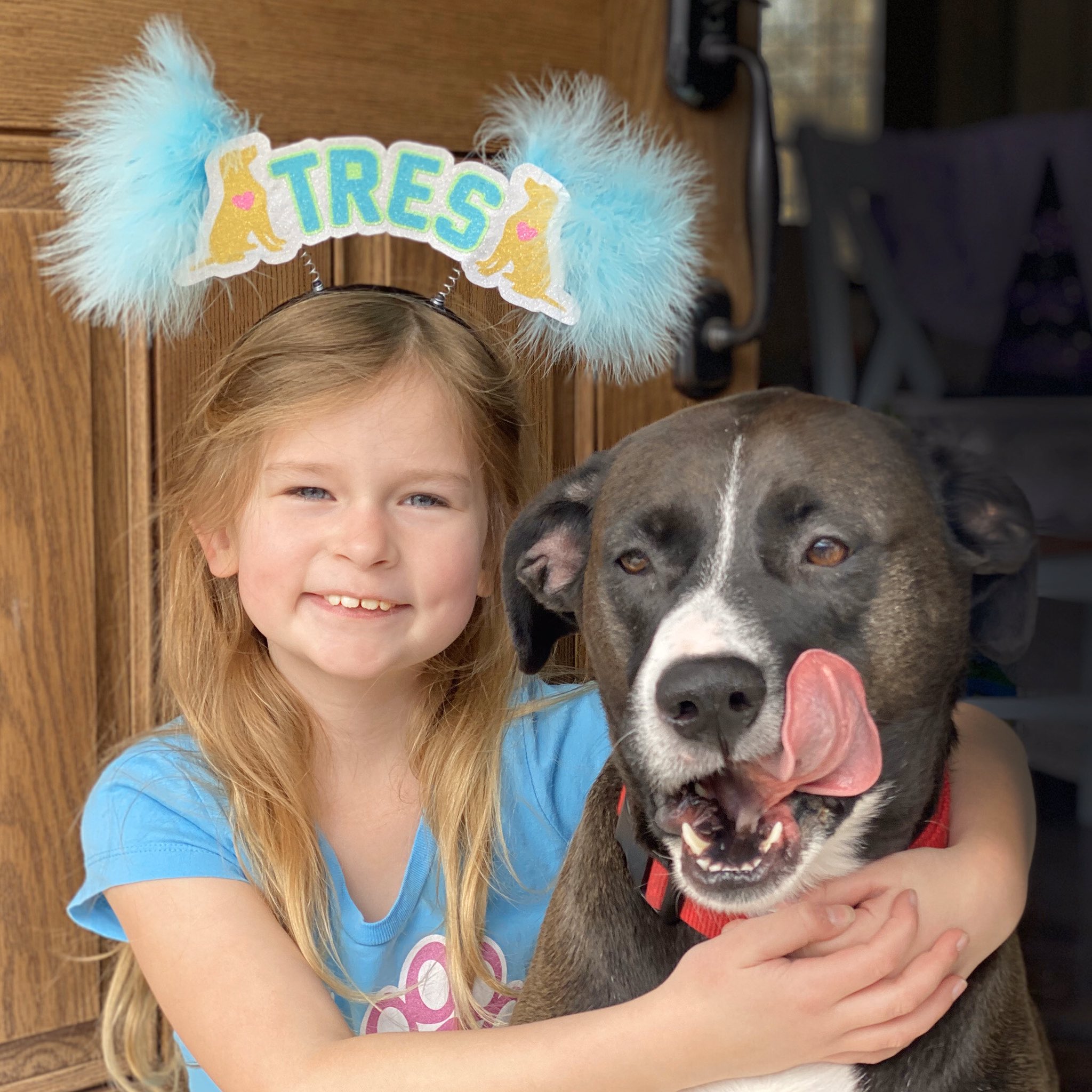 Triadelphia Ridge ES on Twitter "Eva Messerle, 2nd grader and her dog