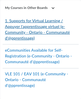 Did you know the Ministry of Ed is hosting webinars to help #OntEd teachers get started with the #VLE_EAV/#Brightspace? Register through the "Supports for Virtual Learning" course through your board's Brightspace homepage! Also check out the VLE101 course while you’re there!
