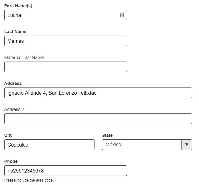 Next, you need to specify a name, address, and phone number. This is the stumbling block because no one publishes that info. But I& #39;m also guessing this is only used for disputes. The address can be anything but you& #39;ll need a phone number, preferably a Mexican fake looking one.