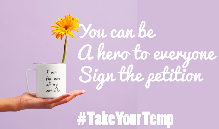 TakeYourTemp's tweet photo. Not too many people understand how important health data is and how little hospitals have today. We need to find out how Americans are feeling EVERY DAY. Please sign the #Takeyourtemp petition to help us gain Government support. https://t.co/nET270PHbD https://t.co/3rpLRSmqWs