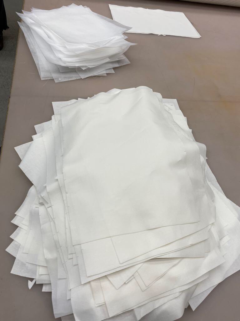 Podiumwear's tweet image. Lots of medical masks being made this afternoon. It feels especially good to be working today. Definitely not our normal product or clientele but so happy to be busy doing something to help the medical community! #weareallinthistogether #madeinmn #wereonyourteam #usamanufacturing