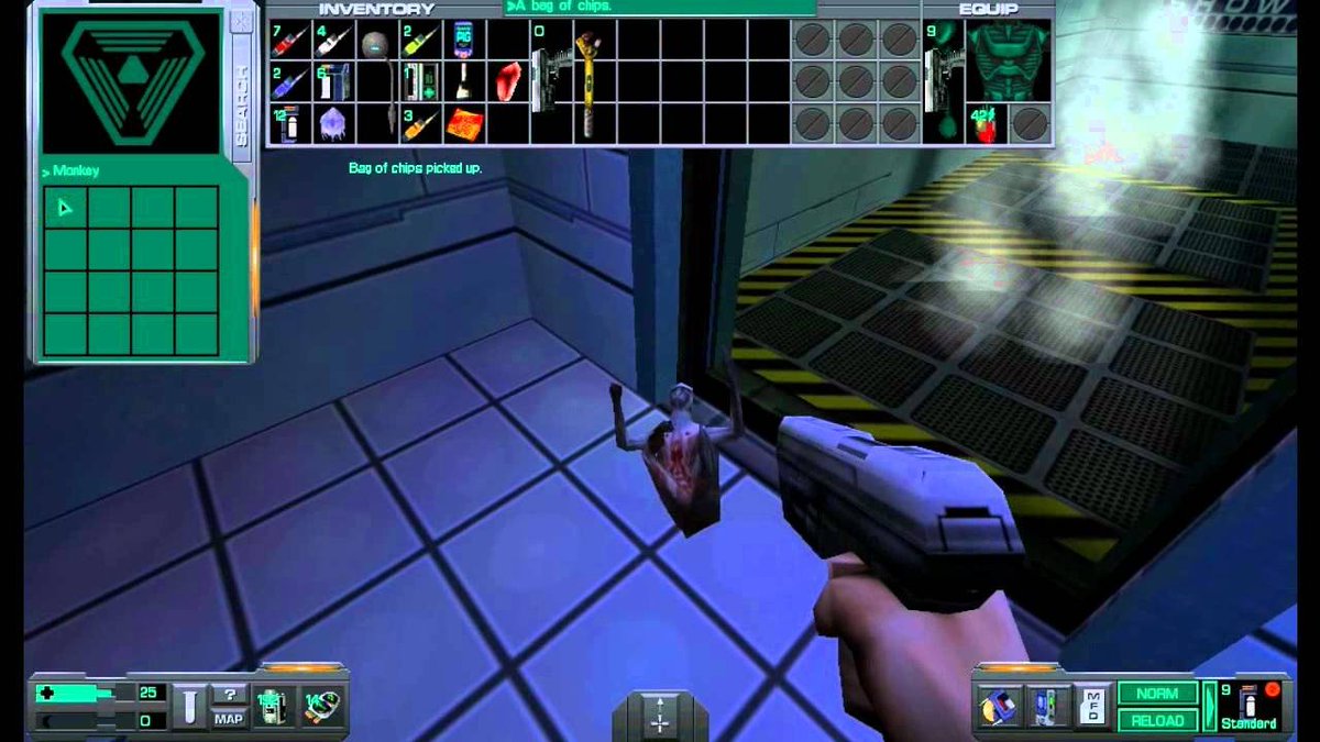 24. fave classic game SYSTEM SHOCK 2.. huge inspiration for my art one of my All Time Faves