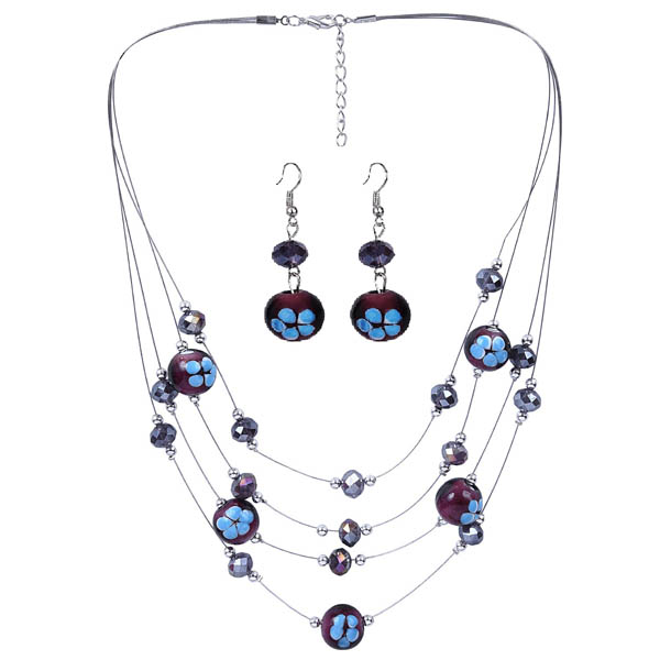 Stylehoops's tweet photo. Aaishwarya Purple Bead &amp; Crystals Multi-layered Necklace Set @ Rs. 349/-. Product Link: https://t.co/VJVGeCE1iz #necklaceset #fashionnecklaceset #beadednecklaceset #multilayerednecklace #fashionjewellery #chicjewellery #jewelry https://t.co/l7P7dnFmO2