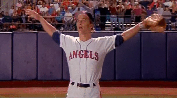 The Angels roster includes Matthew McConaughey, Adrien Brody, and Tony Danza. Danny Glover is their manager. There are two oscar winners on this failing baseball team.