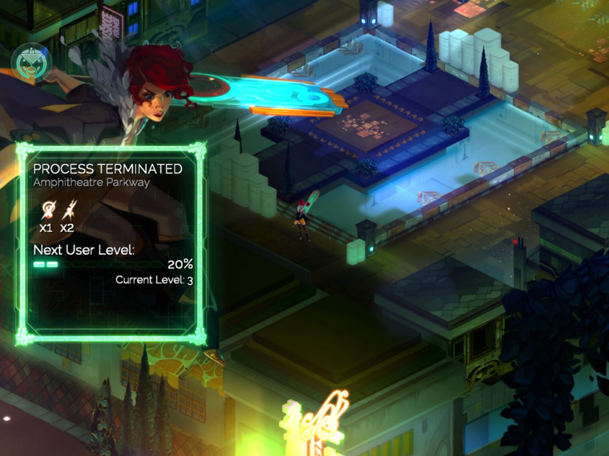 23. best art style is TRANSISTOR THIS GAME LOOKS LIKE HEAVEN