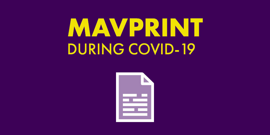 Don’t have a printer at home? Though the Memorial Library is physically closed, MavPRINT is available for pickup at the North entrance. Print your documents via MavPRINT from your device and call ahead to schedule your pickup. Learn more: mankato.mnsu.edu/it-solutions/h…