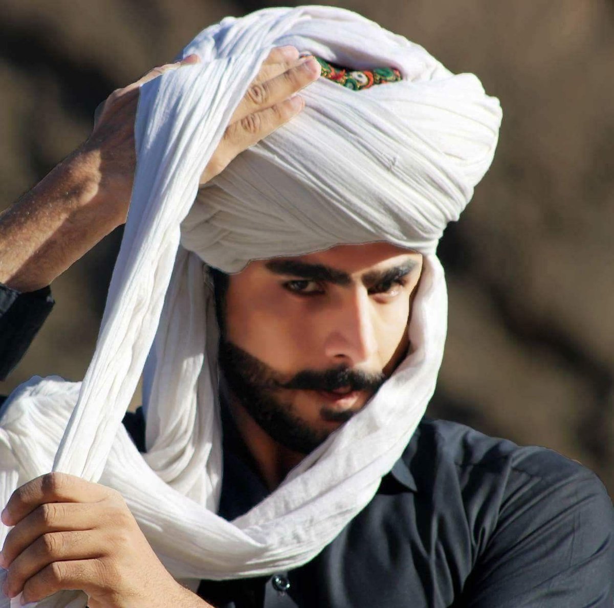 Baluch turban.