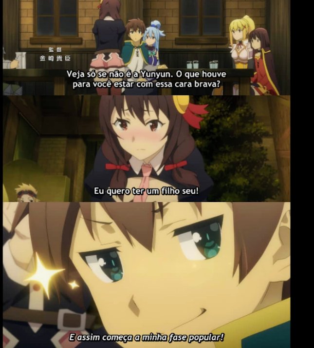 Yunyun Quer Ter Um Filho Com O Kazuma!!