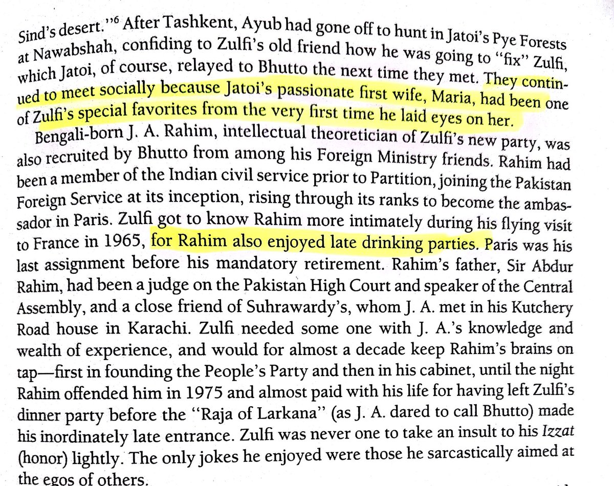 While married to two wives and also kept Husna, Bhutto also had extramarital affairs with his party member wives, Ghulam Mustafa Jatoi & his lawyer Hafeez Pirzada.