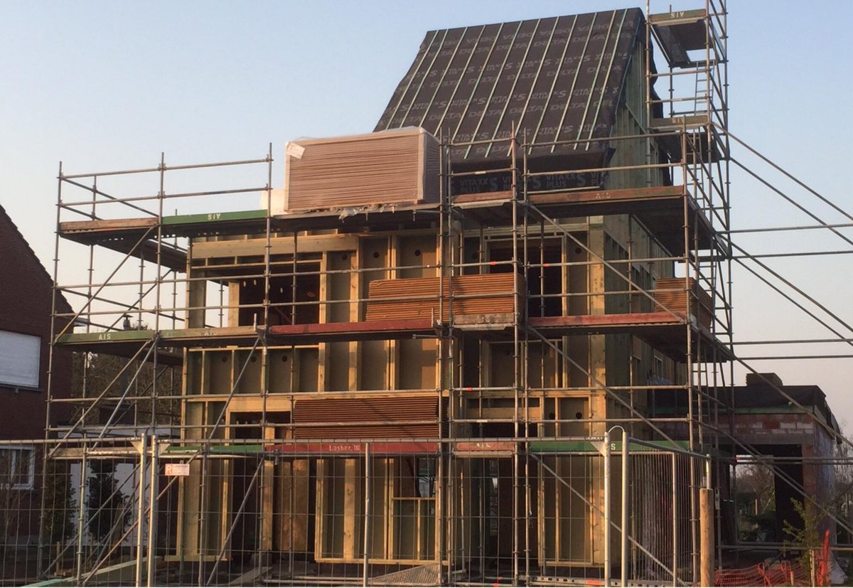 EconstructV's tweet image. #houtskeletbouw in opbouw 

Jef &amp;amp; Sofie
Econstructverheyen.be
