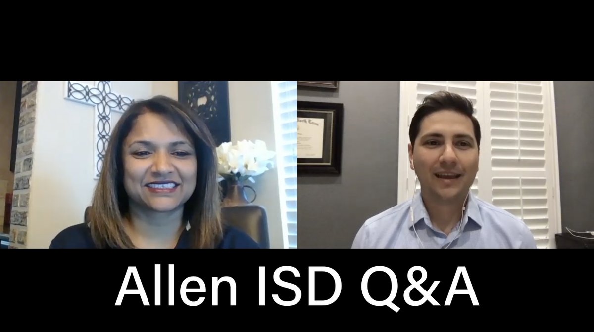 Allen_ISD's tweet photo. Be sure to check out the latest episode of Allen ISD Q&amp;A. This one focuses on tips for elementary at-home learning success and features Reena Varughese, the Principal of  @BolinElementary. View it now at https://t.co/PMAegwwyfY https://t.co/9fSUzyR2CY