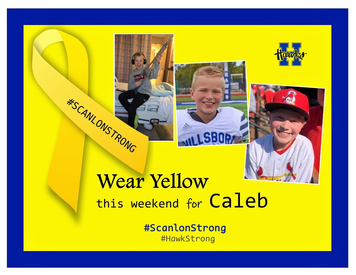 HHSAdminteam's tweet photo. Please join us this weekend in helping friends and family of Caleb feel our love and support. #ScanlonStrong, #HawkStrong https://t.co/g5ysS2ILmu