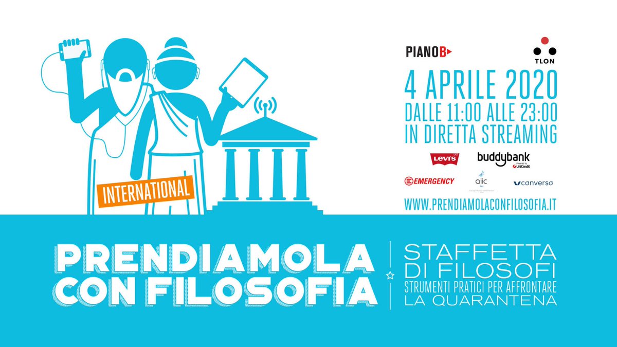 Because #AIICares! The #terps of <a href="/interpretiaiic/">AIIC Italia</a> are proud to be a part of the #Prendiamolaconfilosofia project.Follow the event live tomorrow when some of the world's greatest minds will be reaching out to 🇮🇹! #italylockdown #italystaystrong #uncrownthevirus #1nt #StandTogether