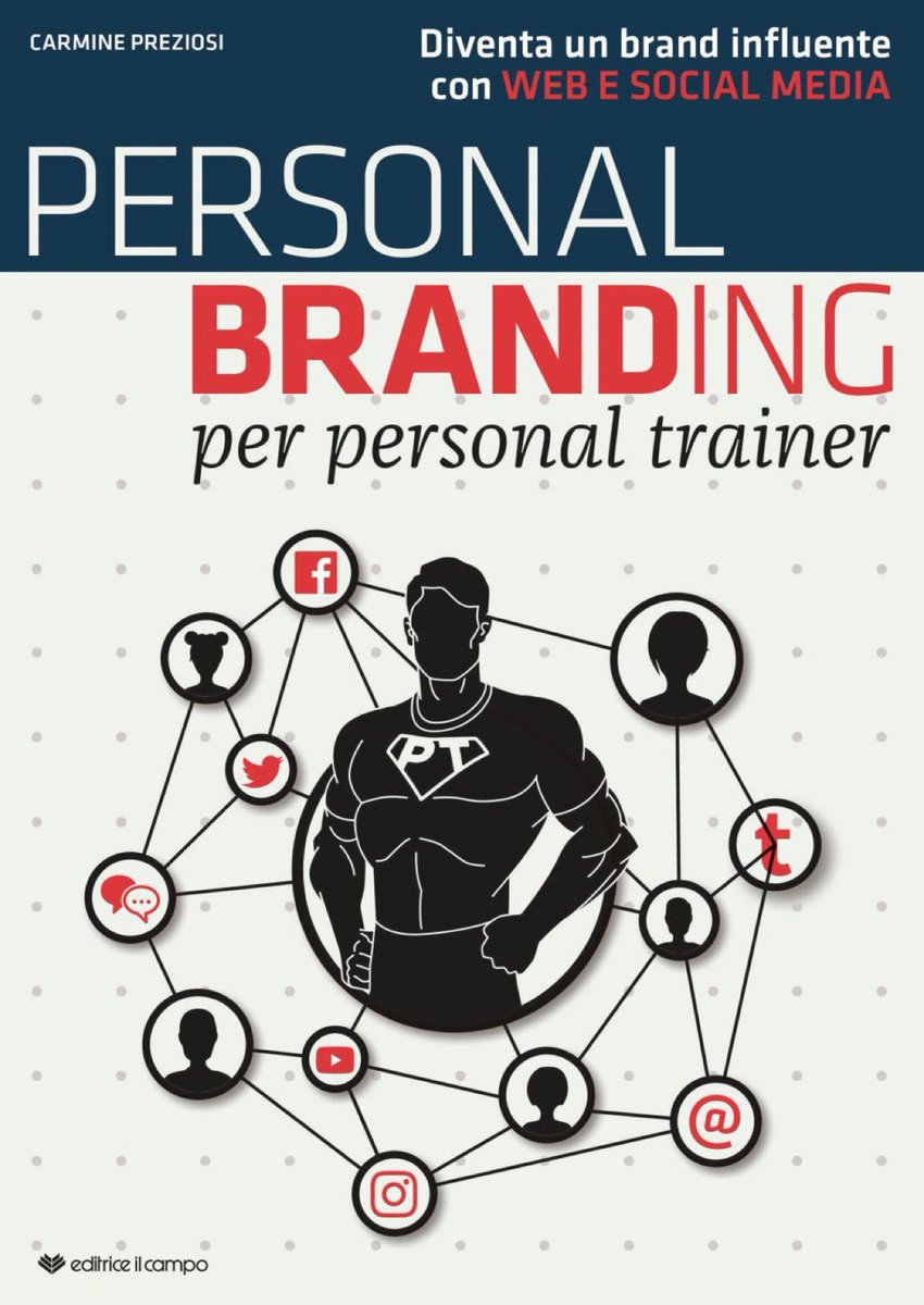FitnessLab_it's tweet photo. #PersonalBranding #personaltrainer nuovo libro di @carminik @editriceilcampo https://t.co/UtVJyg61Ye