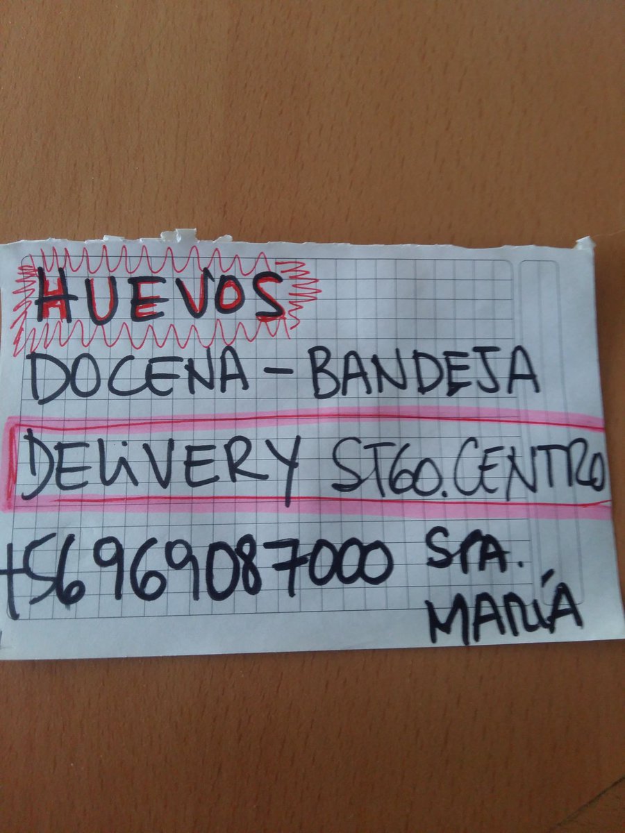 Ericaberr's tweet photo. Apoya al pequeño emprendedor, mi casera ya no puede vender en la feria por la cuarentera.
Está haciendo repartos a domicilio en Santiago Centro.
Llámala tiene su wsp malo.💪
Docena             $ 1.680.- (extra)
Bandeja de 30 $ 4.200.- (extra) https://t.co/9OTQOpU07m