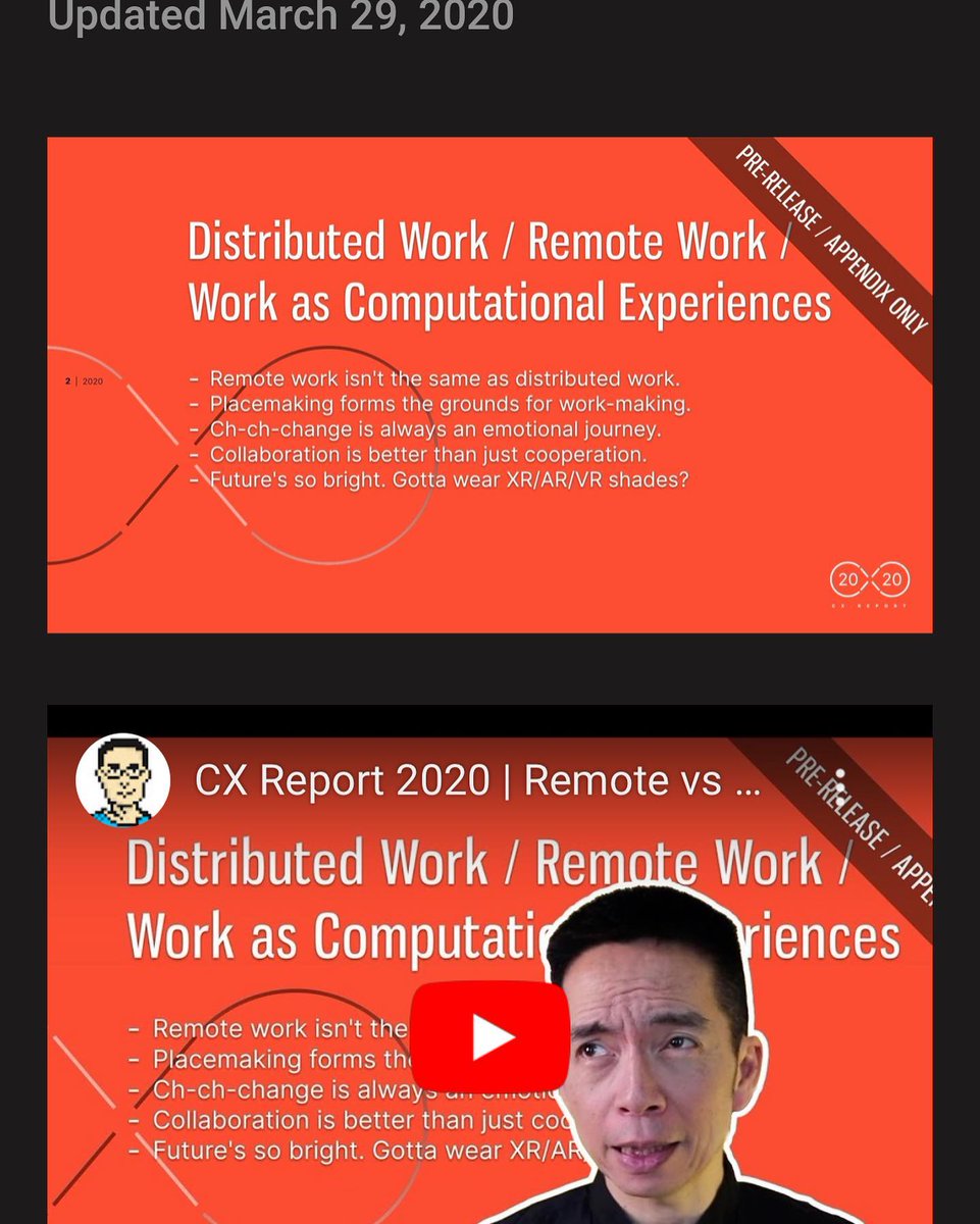creatingarvr's tweet photo. Excited to announce that @OReillyMedia @CreatingARVR Book is featured in the 2020 #CustomerExperience #CX Report (formerly #DesigninTech) by @johnmaeda w/ me + co-editors @slukas @FusedVR, @auradeluxe (afterword). We're living in #DistributedReality. https://t.co/3sFKs9Jq9m #XR https://t.co/i1xuyQ9PQU