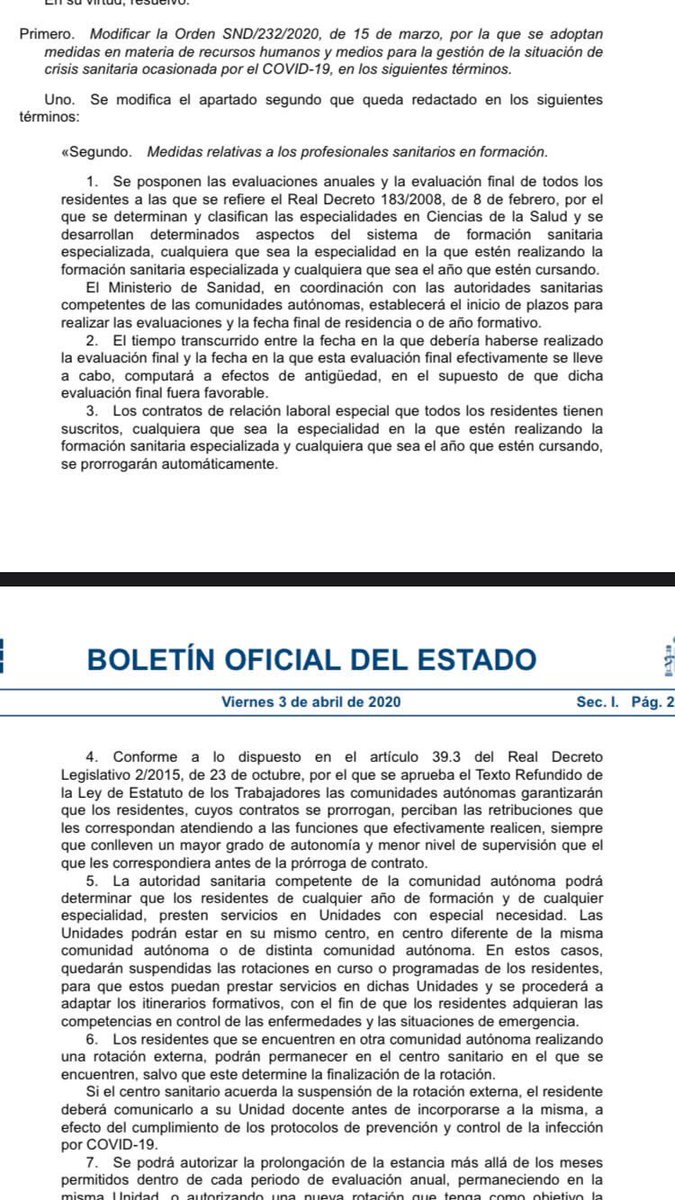 MdcnCabreada's tweet photo. ESTO, SEÑORAS Y SEÑORES DEL MINISTERIO DE SANIDAD, ES UNA VERGÜENZA.
L@S RESIDENTES QUE FINALIZAN SU FORMACIÓN SON ADJUNT@S. NO APLAUDAN CADA DÍA SI LUEGO LOS TRATAN SIN ESCRÚPULOS COMO MANO DE OBRA BARATA PROLONGANDO SU “FORMACIÓN” PARA SU PROPIO BENEFICIO https://t.co/6sHaXvUNT0