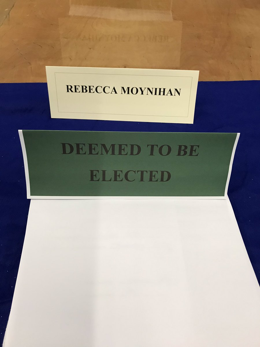 OireachtasNews's tweet image. On the transfer of the 1st parcel of Welby’s votes - the value credited to Moynihan is greater than the quota and therefore she is Deemed To Be Elected. #seeforyourself #Seanad2020