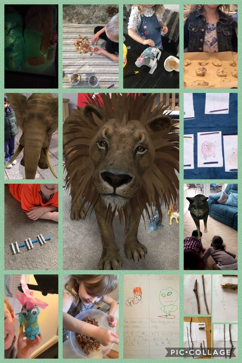 wcp_schoolEYFS's tweet photo. Sorting coins, making Elmer the elephant, baking, #nowpressplay, creating repeating patterns, measuring, google 3D animals and monster modelling! Wow, what a busy week reception - amazing home learning! π #wcpseyfs #superproud #learningthroughplay https://t.co/vY75Qt6NsM