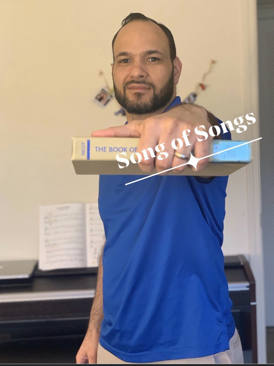 Dom_S_Hernandez's tweet photo. It’s official! Just signed my contract with @eerdmansbooks to author the Song of Songs commentary in the New International Commentary of the Old Testament series. Time to get at it...

In the meantime, Shabbat shalom! https://t.co/wp5UXfa0wB