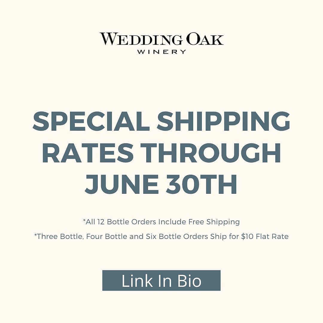 We're offering discounted shipping rates through June 30th!  Click the link in our profile to place your wine order today! #wine #QuarantineLife
