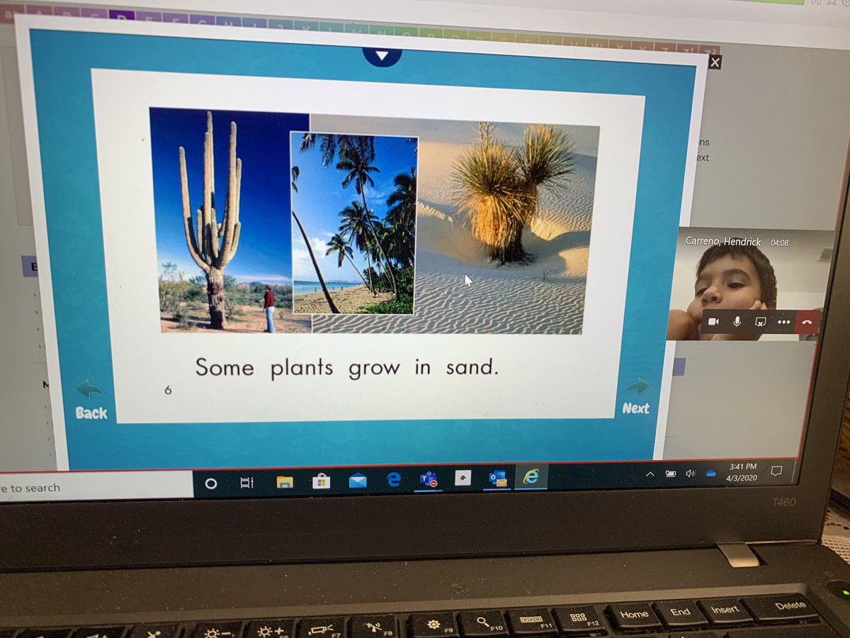 trkrusze's tweet photo. Thanks to @ECantlay sharing a tip on “screen sharing” @Kteacherrocks and I were able to start having kids read A to Z books with kids! ❤️💻📚 @freedomvolusia @volusiaschools #TEAMFreedom #AllInThisTogether #digitalclassroom https://t.co/h6PxXYu3er