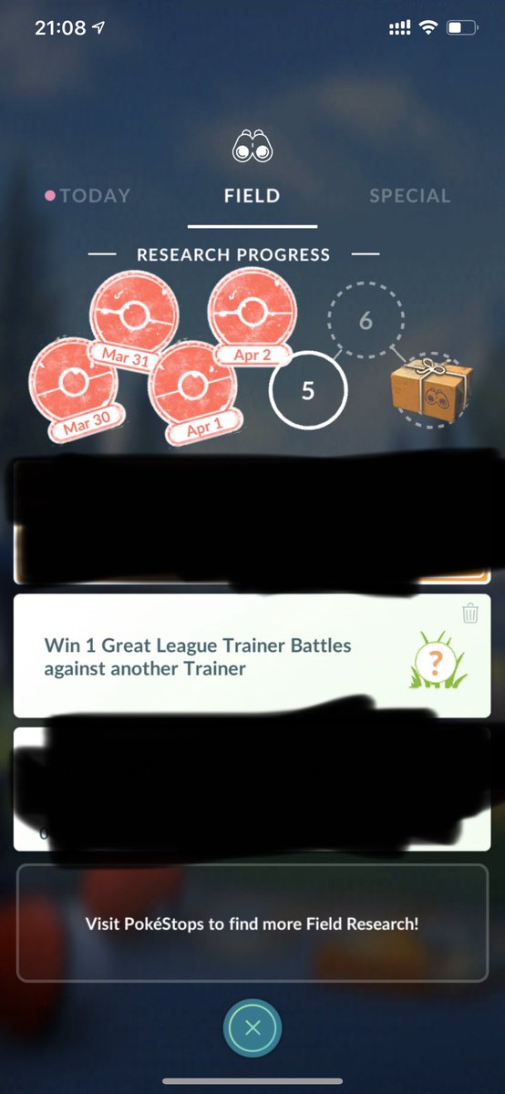 stevewadd's tweet photo. @NianticHelp @PokemonGoApp why the hell can I never complete this task?? I have carried out numerous Great League battles yet it never completes?????????? https://t.co/8aRXXH8SSk