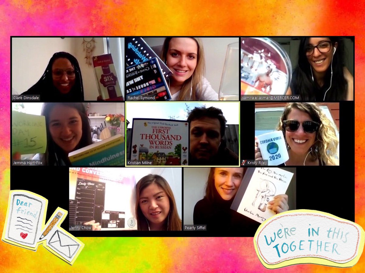 Closed Week 3️⃣ with #Secret 🦠 #GiftExchange. 📚🧘‍♀️🗓 📺☕️

Thriving #Innovation , #TeamSpirit, #Empathy and #Togetherness ✌🏻

Day 1️⃣5️⃣ of #BeatingCOVID 

⁦@lifeatmercer⁩ ⁦@kristy2347⁩ ⁦<a href="/Jenny_chowcy/">Jenny Chow</a>⁩ ⁦<a href="/SamiraElAsmar/">Samira El Asmar</a>⁩