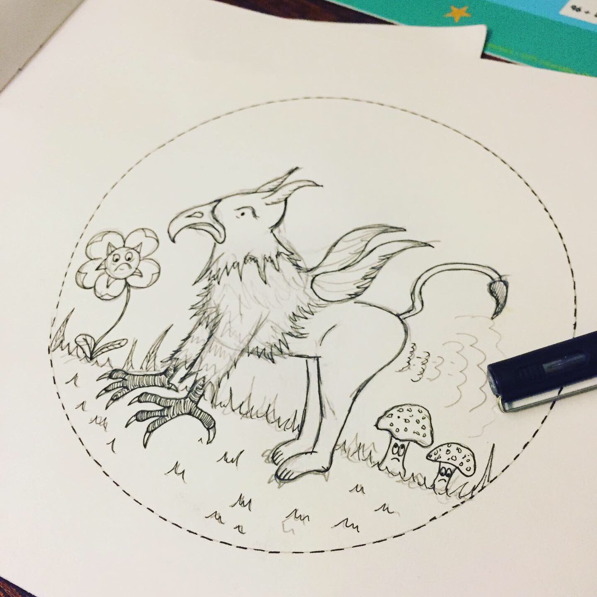 TheDoodologist's tweet photo. Doodling with some fun little prompts from @BeckaGriffin over on Instagram ~ while my brain tries to cope with current pandemic circumstances https://t.co/LMTzjoBIIp