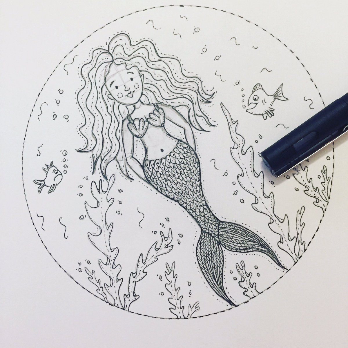 TheDoodologist's tweet photo. Doodling with some fun little prompts from @BeckaGriffin over on Instagram ~ while my brain tries to cope with current pandemic circumstances https://t.co/LMTzjoBIIp