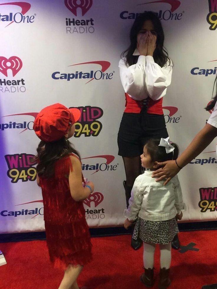camila cabello with kids; a thread