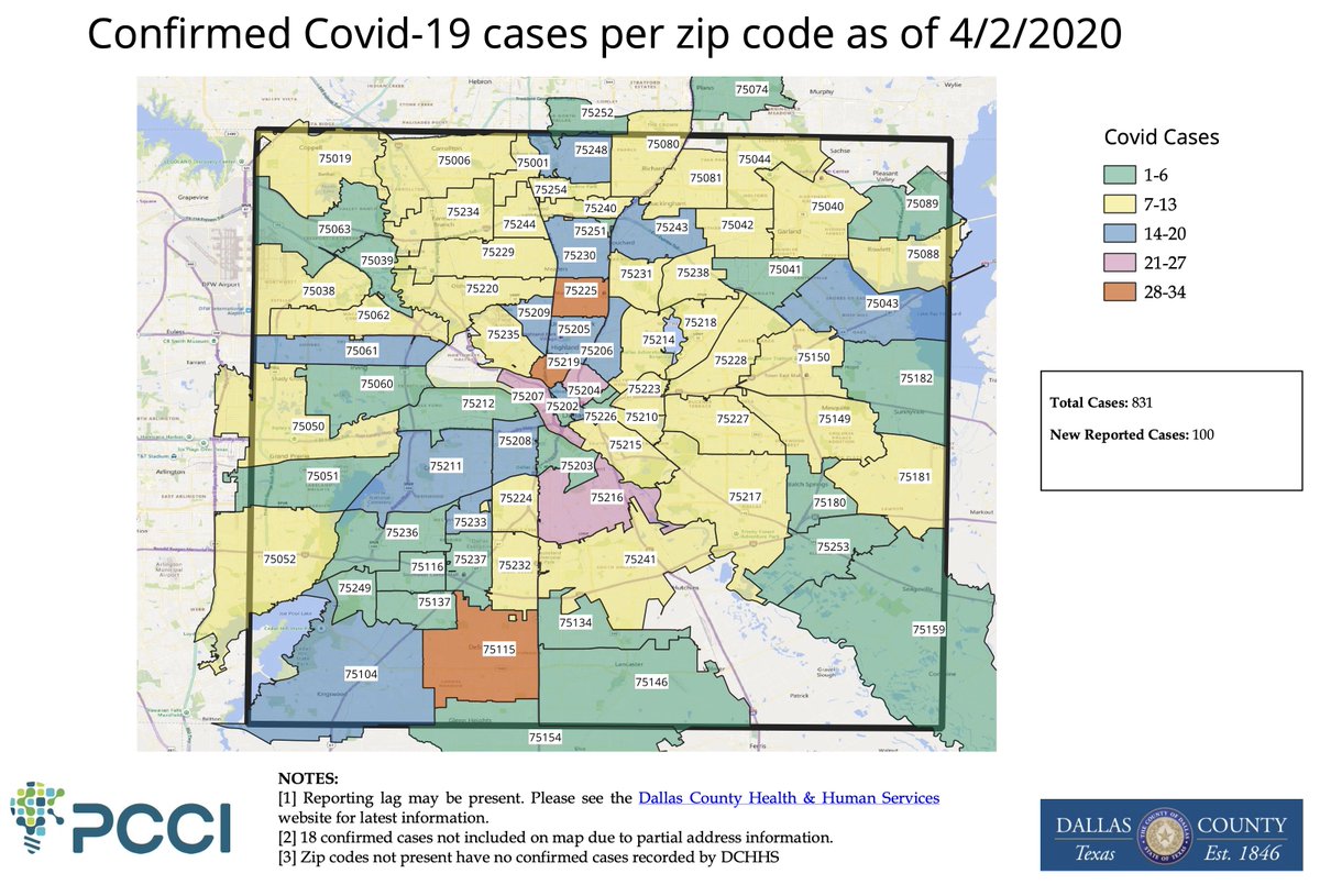 Office of Mayor Eric Johnson on Twitter "A look at the confirmed COVID