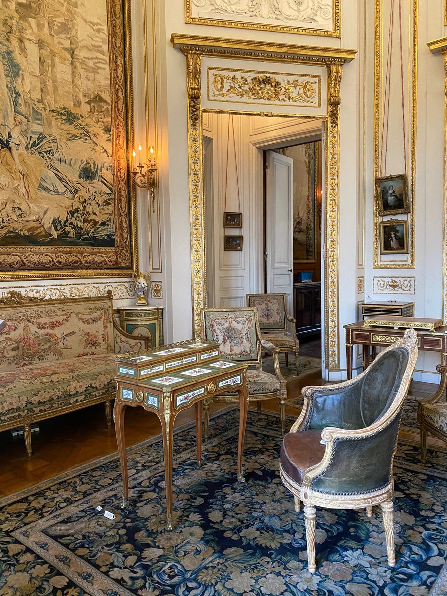 rogerpthomas's tweet photo. Revisiting pictures from our European tour brings us joy during this quiet time! Pictured is one of our very favorite museums in Paris, Museé Nissim de Camodo. Its rooms are sumptuous and filled with some of the finest pieces of furniture ever crafted. https://t.co/weoulN9EW7