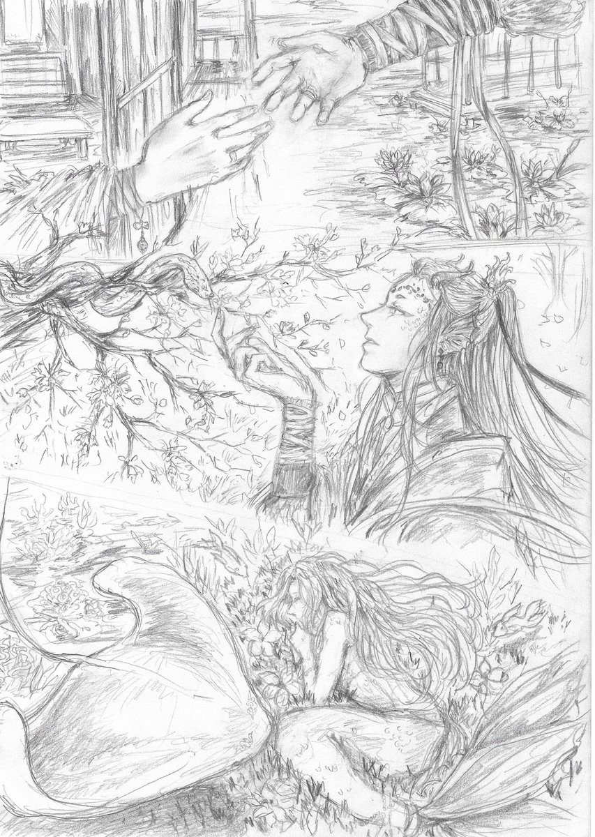 stlj_23's tweet photo. Late x5 entry for #XichenWeek2020 for day 6 and 7

Excuse my wonky art style and indulgent designs. Just pretend they are xicheng all over haha. 

Anyway congratulations for the successful run! Thank you! 

#MDZS #LanXichen #JiangCheng #xicheng #曦澄 #魔道祖师 https://t.co/lG8UqyOxiC