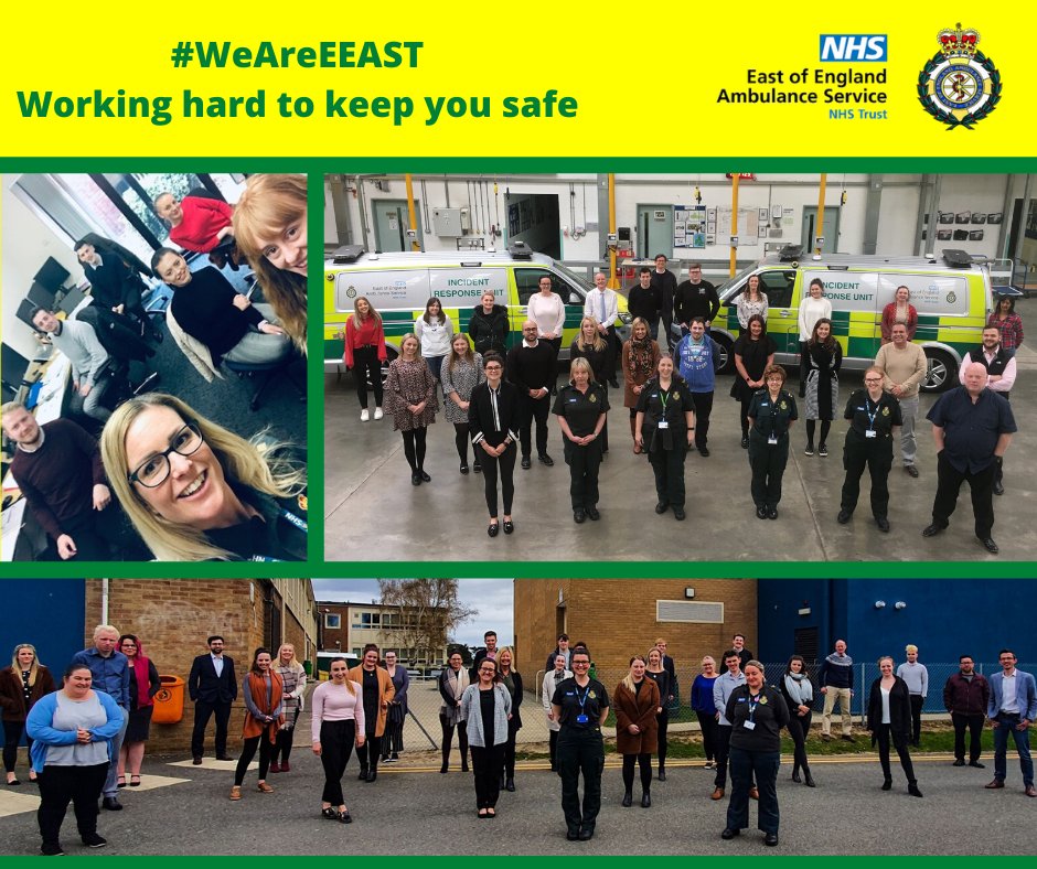 Ambo_Digi_NJ's tweet photo. It is with pride that I introduce you to @EastEnglandAmb's newest Emergency Call Handlers joining @EEAST_EOCs next week.Reacting quickly to ensure that we are here for when patients need us #COVID19 #MakingImpossiblePossible #WeAreEEAST #Ambulance @EEAST_GMorgan @consultant_para https://t.co/y7QhYgJije