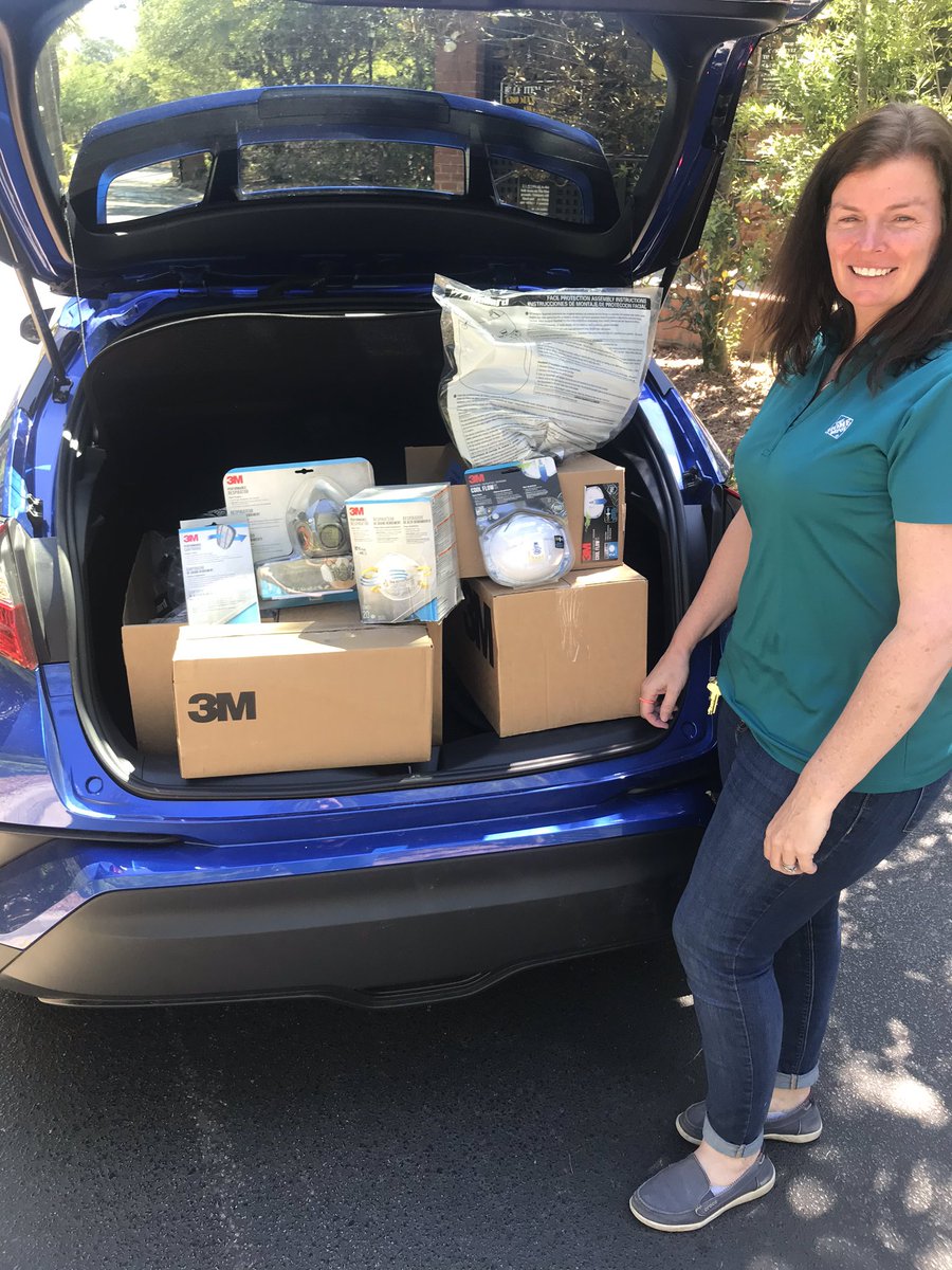 Jennifer Reid (@jenniferreidhd) on Twitter photo Home Depot continues to #dotherightthing giving our stores the ability to donate much needed PPE to local healthcare workers on the front lines. Thank you to all the healthcare workers, please stay safe!#WeAreAllInThisTogether @TammyColemanTHD <a href="/THDCaroHernandz/">Carolina Hernandez</a> Home Depot continues to #dotherightthing giving our stores the ability to donate much needed PPE to local healthcare workers on the front lines. Thank you to all the healthcare workers, please stay safe!#WeAreAllInThisTogether @TammyColemanTHD <a href="/THDCaroHernandz/">Carolina Hernandez</a>
