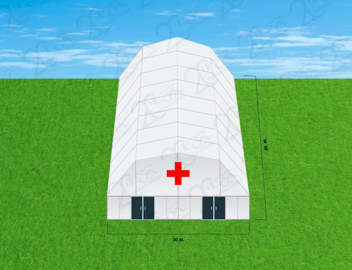 HercaProduccion's tweet photo. CONSULTORIOS TEMPORALES 

En apoyo a las instituciones de salud, #HercaProducciones pone a la disposición #domos para la habilitación de #consultoriostemporales, ya que sabemos de las necesidades actuales de la salud de los mexicanos. https://t.co/kcVQiqaag0