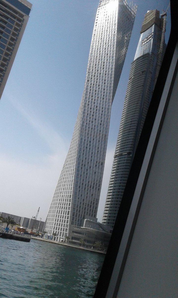 FBablo's tweet image. View from a boat in Dubai