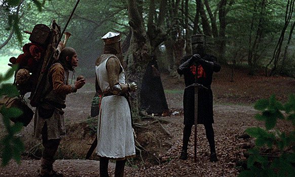 #5 - Monty Python : Sacré Graal ! (1975)Le roi Arthur et les Chevaliers de la Table Ronde partent à la recherche du Graal mais ils vont rapidement vont se retrouver dans un monde totalement insensé. Ils vont devoir passer toute une série d'épreuve plus étrange (et comique)